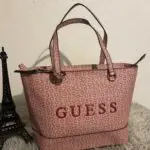 Bolsa Tote Guess Rosa Estampado