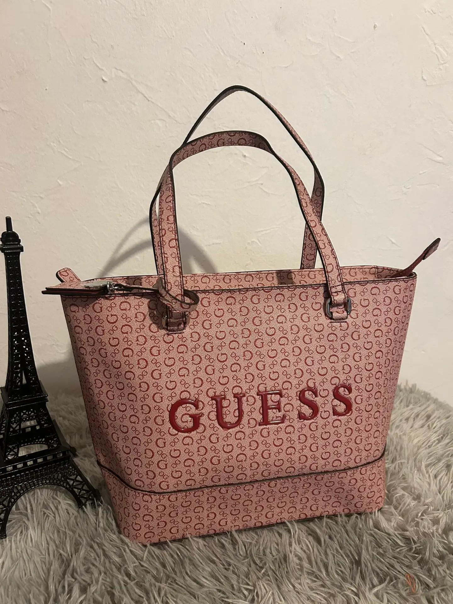 Bolsa Tote Guess Rosa Estampado